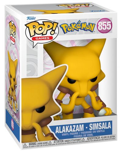 Figurica Funko POP! Games: Pokemon - Alakazam #855 - 2