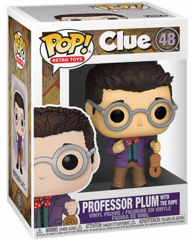 Figura Funko POP! Retro Toys: Clue - Professor Plum with Rope #48 - 2