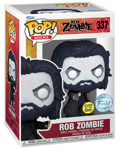 Figura Funko POP! Rocks: Rob Zombie - Rob Zombie (Glows in the Dark) (Special Edition) #337 - 2