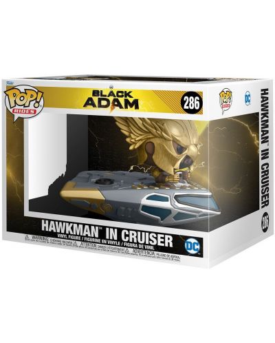Figura Funko POP! Rides: Black Adam - Hawkman in Cruiser #286 - 2