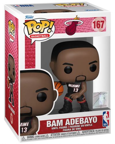 Figurica Funko POP! Sports: Basketball - Bam Adebayo (Miami Heat) #167 - 2