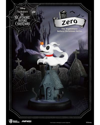 Figura Beast Kingdom Disney: Nightmare Before Christmas - Zero (Mini Egg Attack), 8 cm - 2