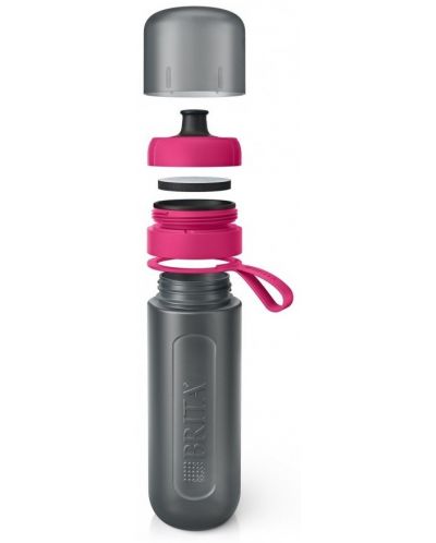 Boca za filtriranje vode BRITA - Fill&Go Active, 0.6 l, ružičasta - 3
