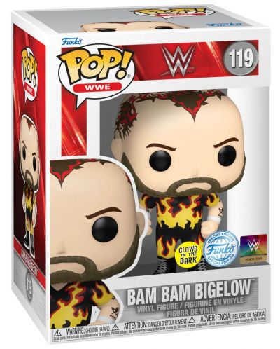 Figura Funko POP! Sports: WWE - Bam Bam Bigelow (Glows in the Dark) (Special Edition) #119 - 2