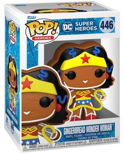 Figura Funko POP! DC Comics: Holiday - Gingerbread Wonder Woman #446 - 2