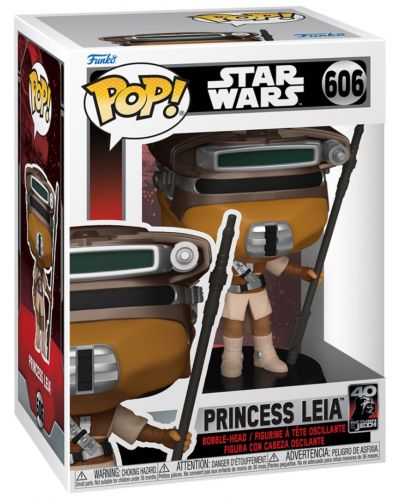 Figura Funko POP! Movies: Return of the Jedi - Princess Leia (40th Anniversary) #606 - 2