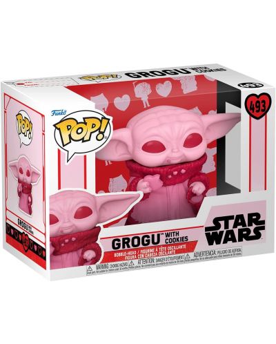 Figurica Funko POP! Valentines: Star Wars - Grogu with Cookies #493 - 2