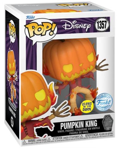 Figura Funko POP! Disney: The Nightmare Before Christmas - Pumpkin King (Glows in the Dark) (Special Edition) (30th Anniversary) #1357 - 2
