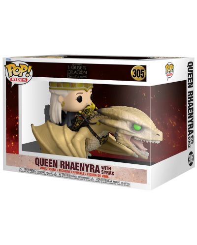 Figura Funko POP! Rides: House of the Dragon - Queen Rhaenyra with Syrax #305 - 2
