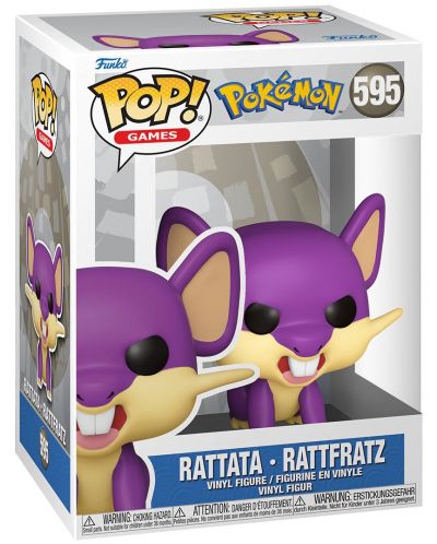 Figura Funko POP! Games: Pokemon - Rattata #595 - 2