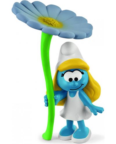 Figurica Schleich The Smurfs - Štrumpf s divovskim cvijetom - 1