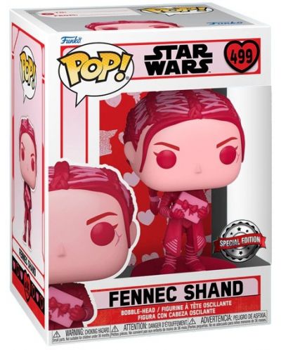 Figurica Funko POP! Valentines: Star Wars - Fennec Shand (Special Edition) #499 - 2