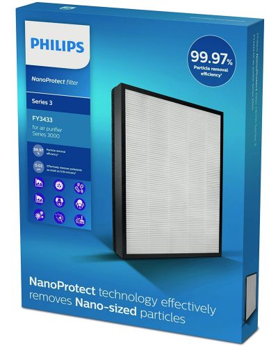 Filter Philips - 3000i FY3433/10, NanoProtect, HEPA, bijelo/crni - 2