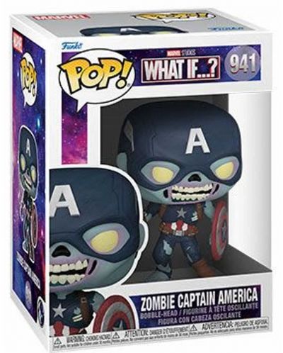 Figurica Funko POP! Marvel: What If…? - Zombie Captain America #941 - 2