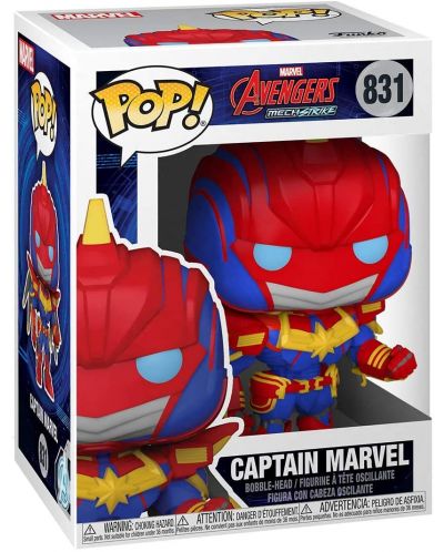 Figura Funko POP! Marvel: Avengers Mech Strike - Captain Marvel #831 - 2