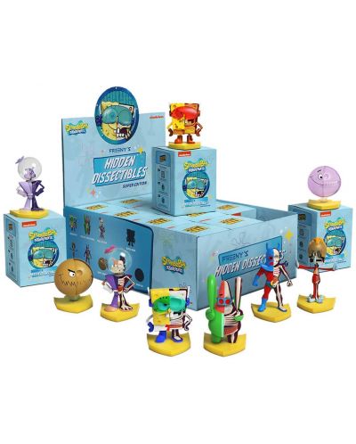 Figurica Mighty Jaxx Animation: SpongeBob SquarePants - Dissectibles Blind Box, asortiman - 1