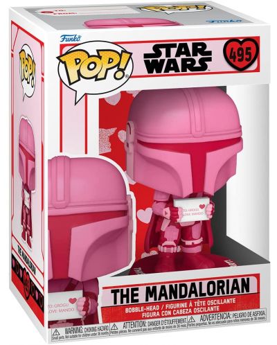 Figurica Funko POP! Valentines: Star Wars - The Mandalorian #495 - 2