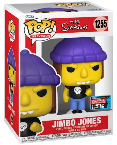 Figura Funko POP! Television: The Simpsons - Jimbo Jones (Convention Limited Edition) #1255 - 2
