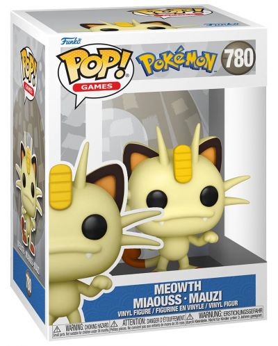 Figura Funko POP! Games: Pokemon - Meowth #780 - 2