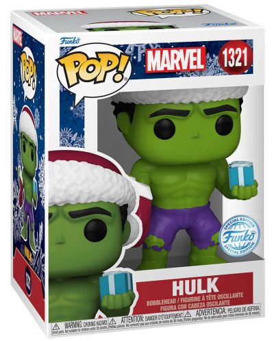 Figura Funko POP! Marvel: Holiday - Hulk (Special Edition) #1321 - 2