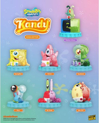 Figurica Mighty Jaxx Animation: SpongeBob SquarePants - Soda Edition Blind Box, asortiman - 2