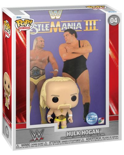 Figura Funko POP! WWE Covers: Wrestlemania III - Hulk Hogan (Special Edition) #04 - 2