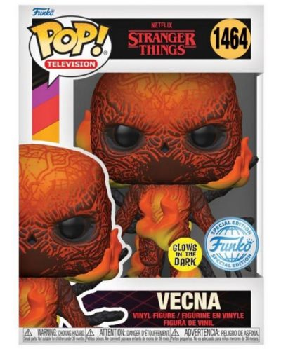 Figurica Funko POP! Television: Stranger Things - Vecna (Glows in the Dark) (Special Edition) #1464 - 2