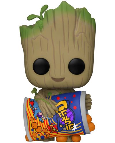 Figura Funko POP! Marvel: I Am Groot - Groot with Cheese Puffs #1196 - 1