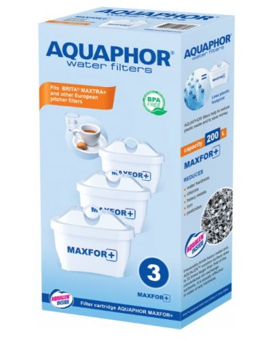 Filtri za vodu Aquaphor - MAXFOR+, 3 komada - 1