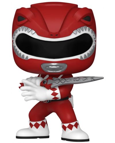 Figurica Funko POP! Television: Mighty Morphin Power Rangers - Red Ranger (30th Anniversary) #1374 - 1