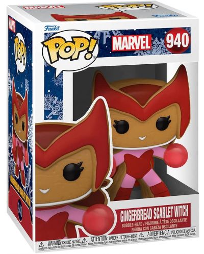 Figurica Funko POP! Marvel: Holiday - Gingerbread Scarlet Witch #940 - 2