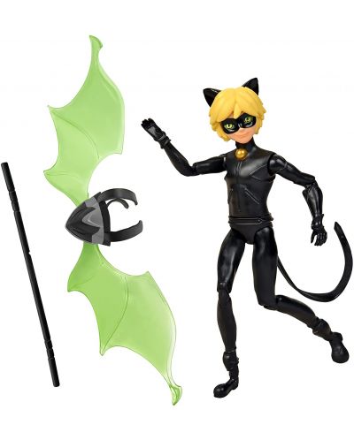 Figura Playmates Miraculous - Cat Noir, Battle Wings - 3