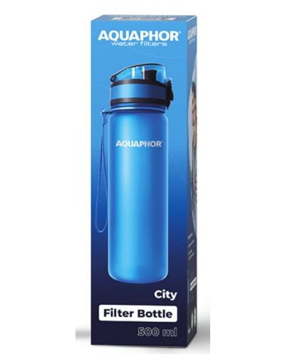 Boca za filtriranje vode Aquaphor - City, 160010, 0.5 l, plava - 2