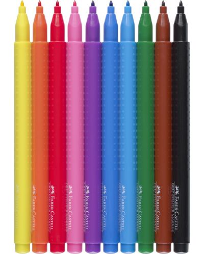 Flomasteri Faber-Castell Grip - 10 boja - 2