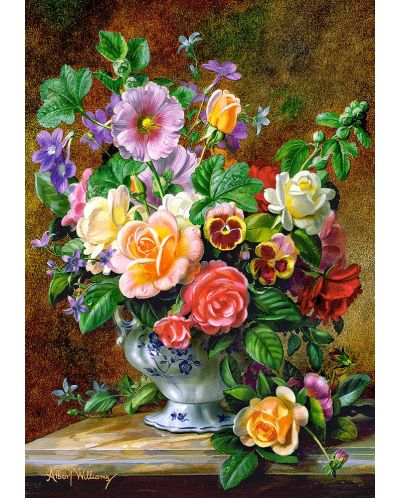 Puzzle Castorland od 500 dijelova - Vaza s cvijećem, Albert Williams - 2