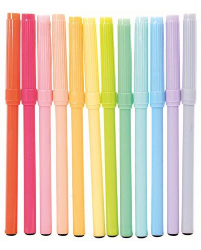 Flomasteri Astra Pastel Line - 12 pastelnih boja - 2