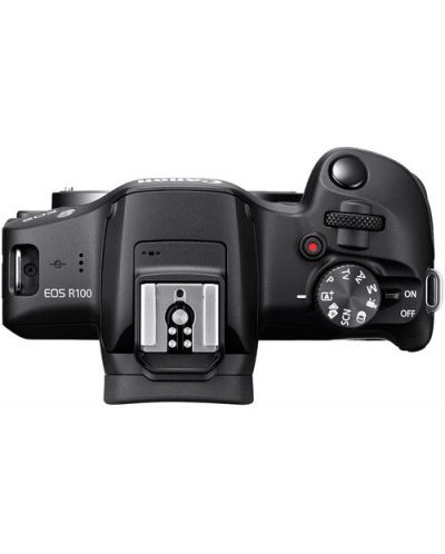 Fotoaparat Canon - EOS R100, RF-S 18-45mm f/4.5-6.3 IS STM, RF-S 55-210mm f/5-7.1 IS STM,Black + Objektiv Canon - RF 35mm f/1.8 IS Macro STM - 7