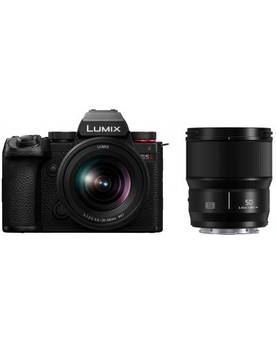 Fotoaparat Panasonic - Lumix S5 II + S 20-60mm + S 50mmn + Objektiv Panasonic - Lumix S, 50mm, f/1.8 - 2