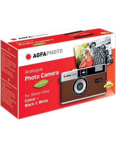 Fotoaparat AgfaPhoto - Reusable camera, smeđi - 3