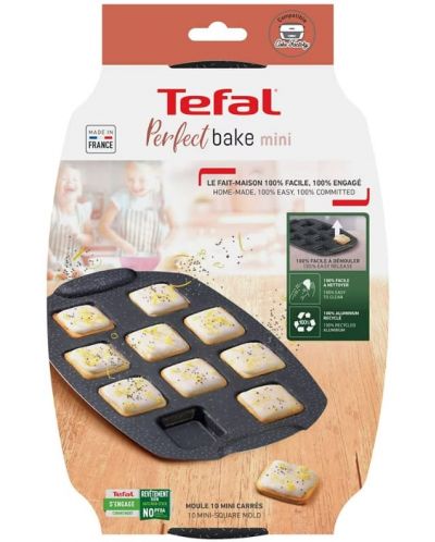 Kalup za pečenje četvrtastih tartova Tefal - Perfect Bake Mini Tarte, 21 x 29 cm - 3