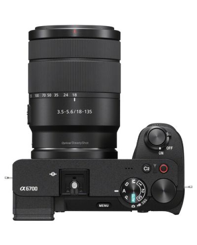 Fotoaparat Sony - Alpha A6700, objektiv Sony - E 18-135mm, f/3.5-5.6 OSS + Baterija Sony - P-FZ100, 2280 mAh - 3