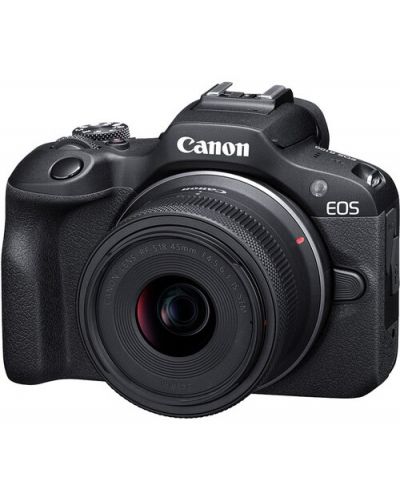 Fotoaparat Canon - EOS R100, RF-S 18-45mm, f/4.5-6.3 IS STM, Black - 7