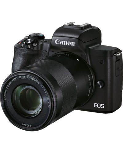 Fotoaparat Canon - EOS M50 Mark II, EF-M 15-45mm + 55-200mm, crni - 3