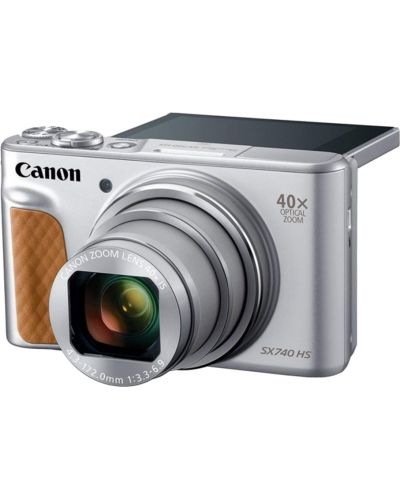 Fotoaparat Canon - PowerShot SX740 HS, srebrnast - 4