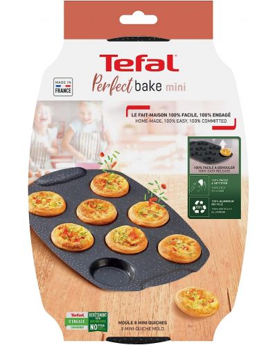 Kalup za pečenje Tefal - Perfect Bake Mini Quiche, 21 x 29 cm - 3