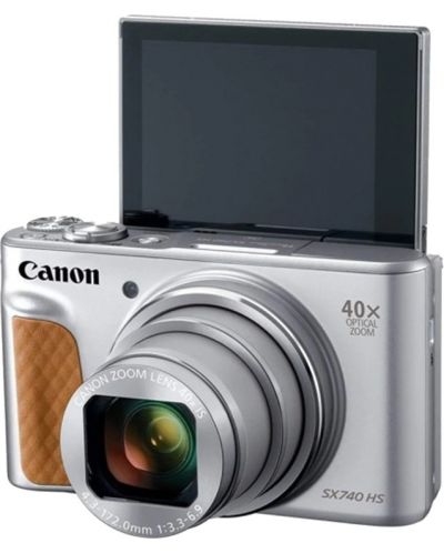 Fotoaparat Canon - PowerShot SX740 HS, srebrnast - 2