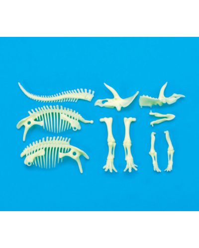 Fosforescentna figurica Brainstorm Glow Dinos - Triceratops, kostur - 3