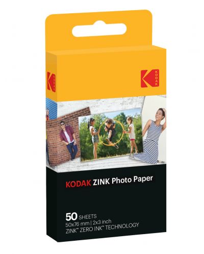 Foto papir Kodak - Zink 2x3", 50 pack - 1
