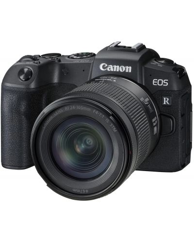 Kamera bez ogledala Canon - EOS RP, RF 24-105mm F4-7.1 IS, crni - 1