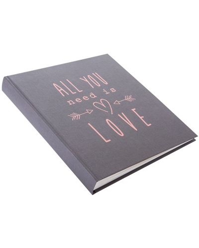 Foto album Goldbuch - All You Need Is Love, sivi, 30 x 31 cm - 2